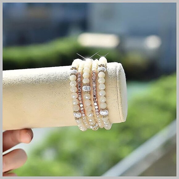 Bracelet Compatible with Apple Watch Band 38mm 40mm 41mm Women, Starlight - Picture 4 of 6